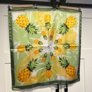 NWT Pineapple design scarf.